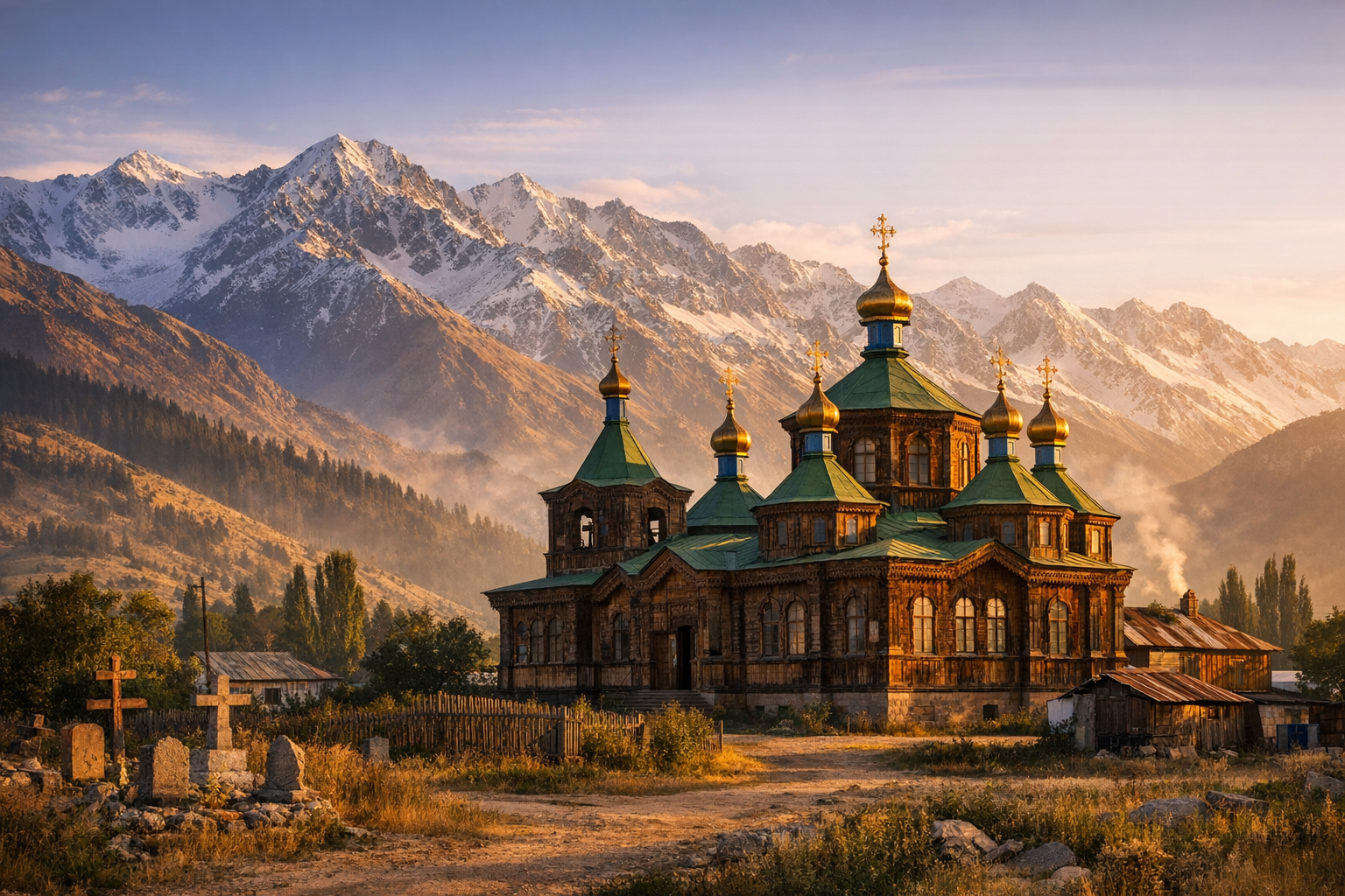 Exploring the Rich Heritage of Holy Trinity Russian Orthodox Church in Karakol
