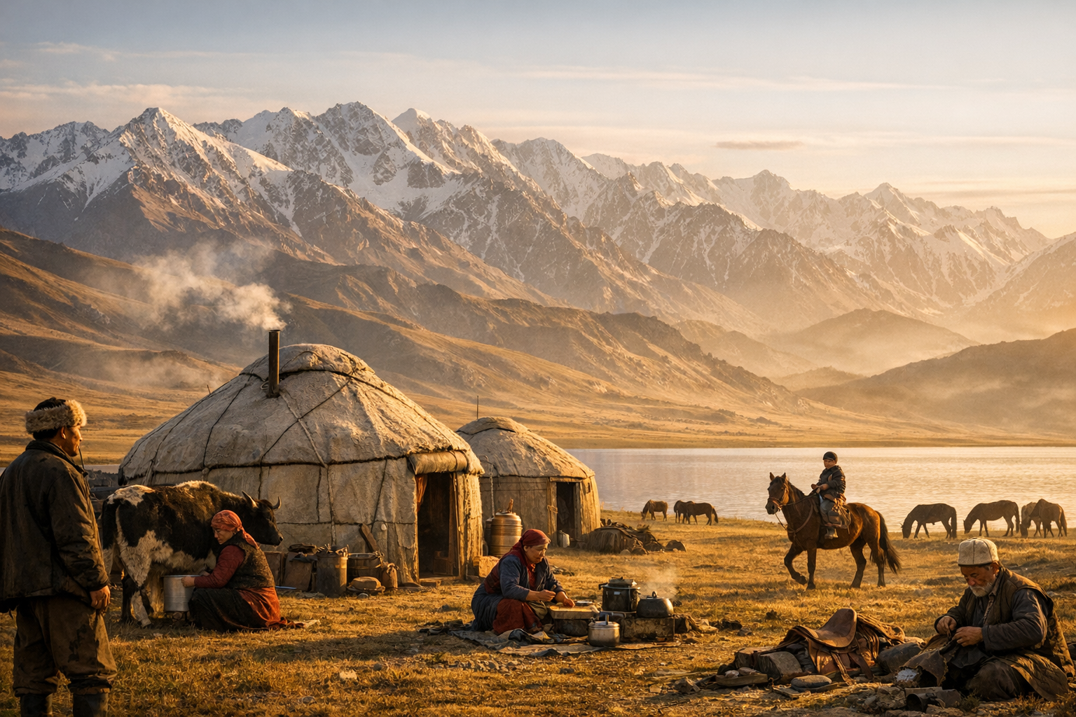 Living Nomadic Traditions in Song Kul Lake