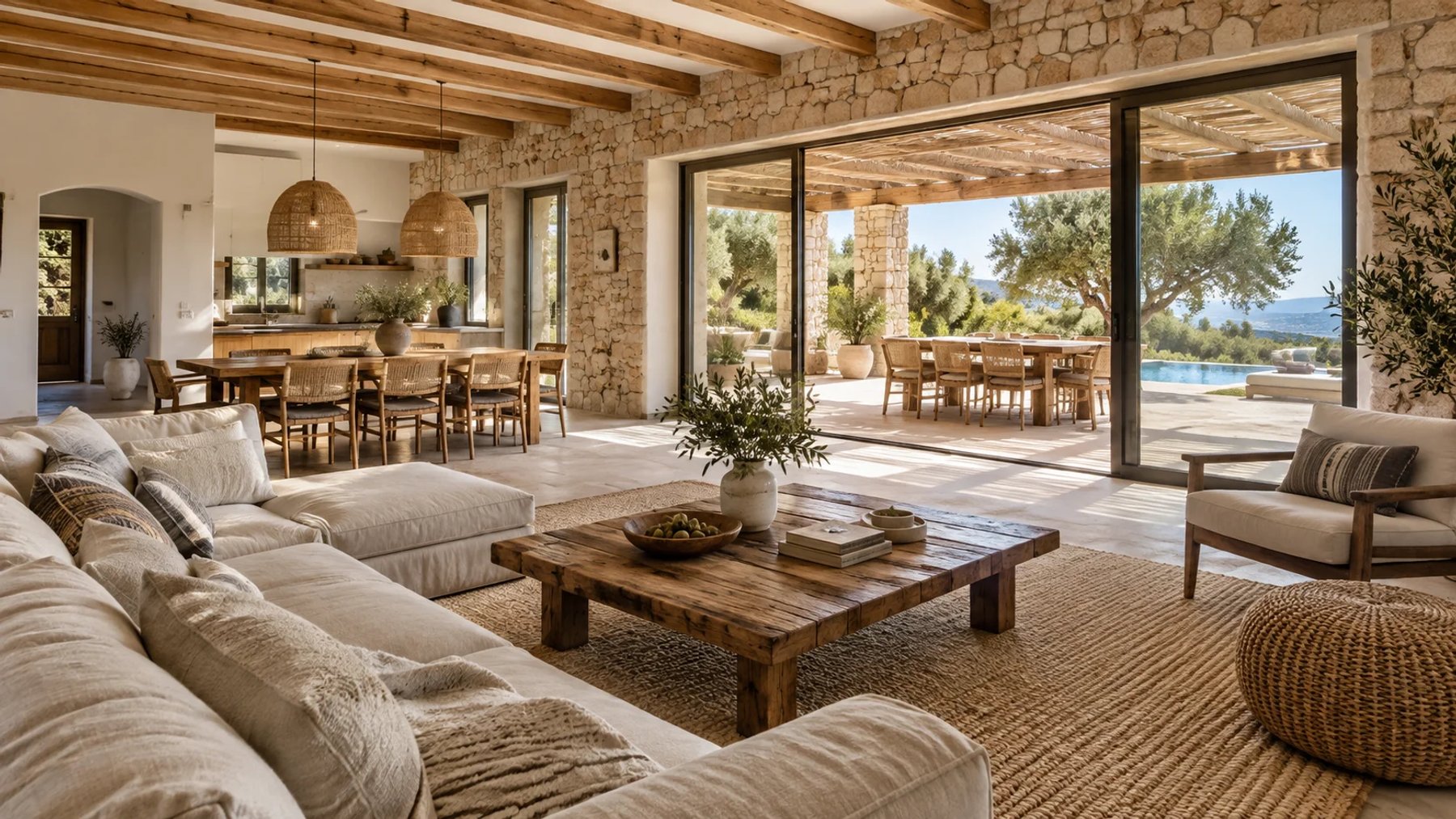 Bright living space at Villa Residence