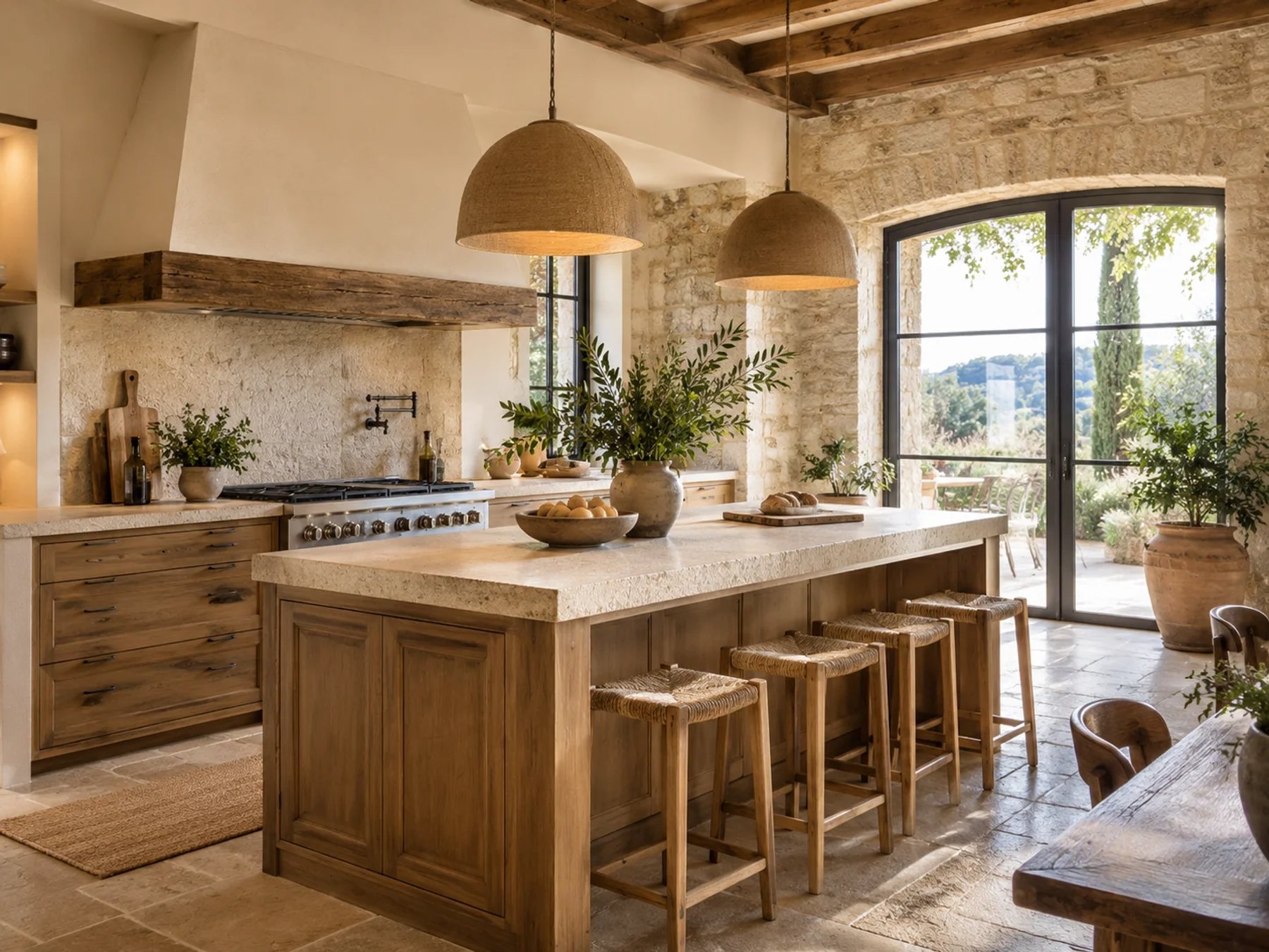 Kitchen at Villa Residence