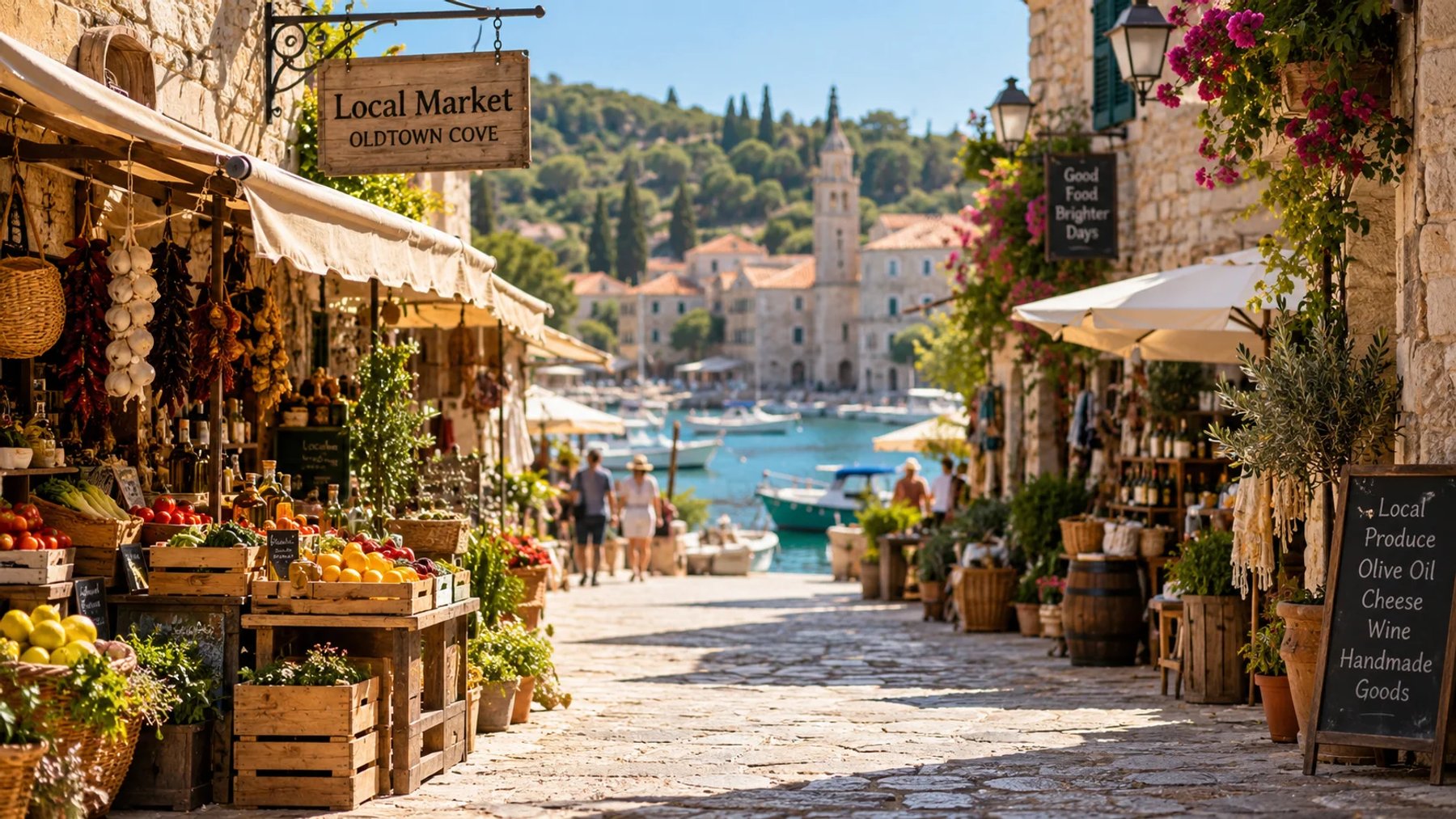 Traditional old town near Villa Residence
