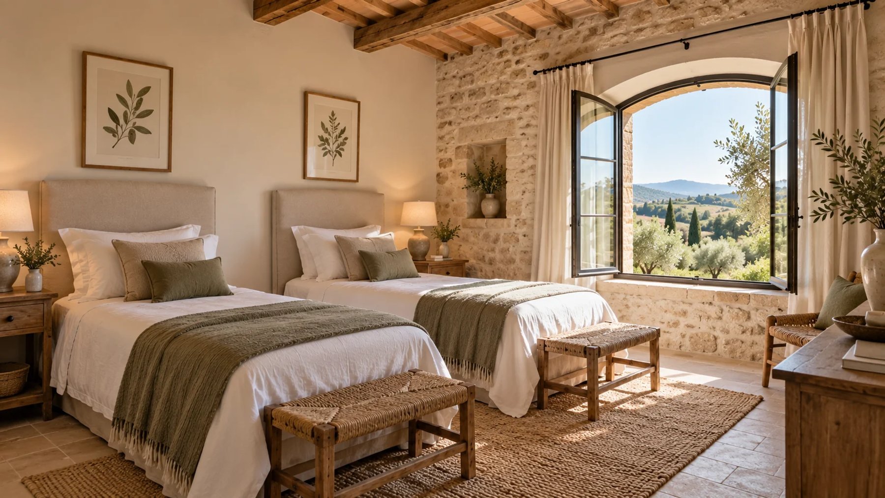 Third bedroom at Villa Residence