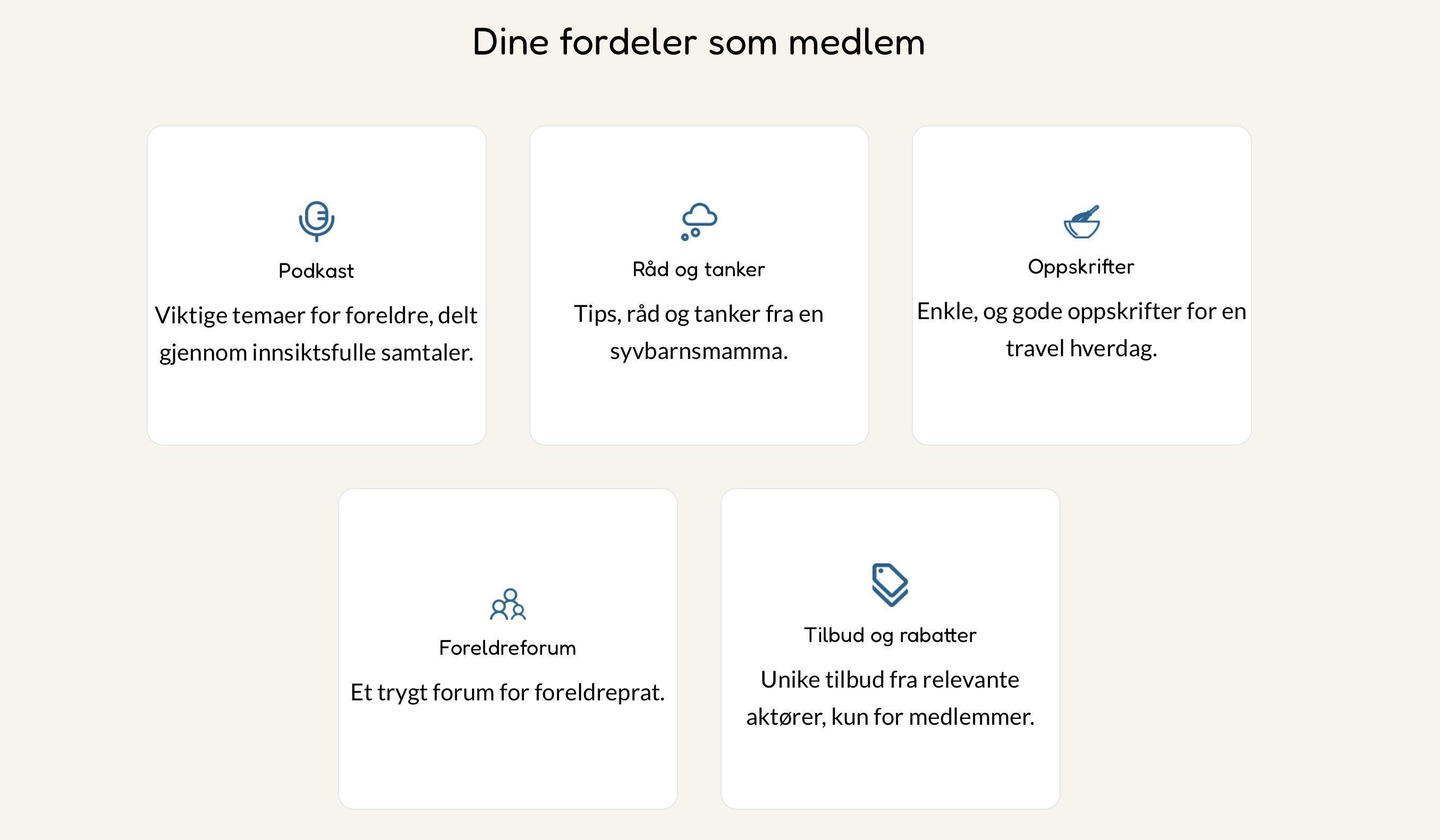 Fordeler hos Foreldreforum