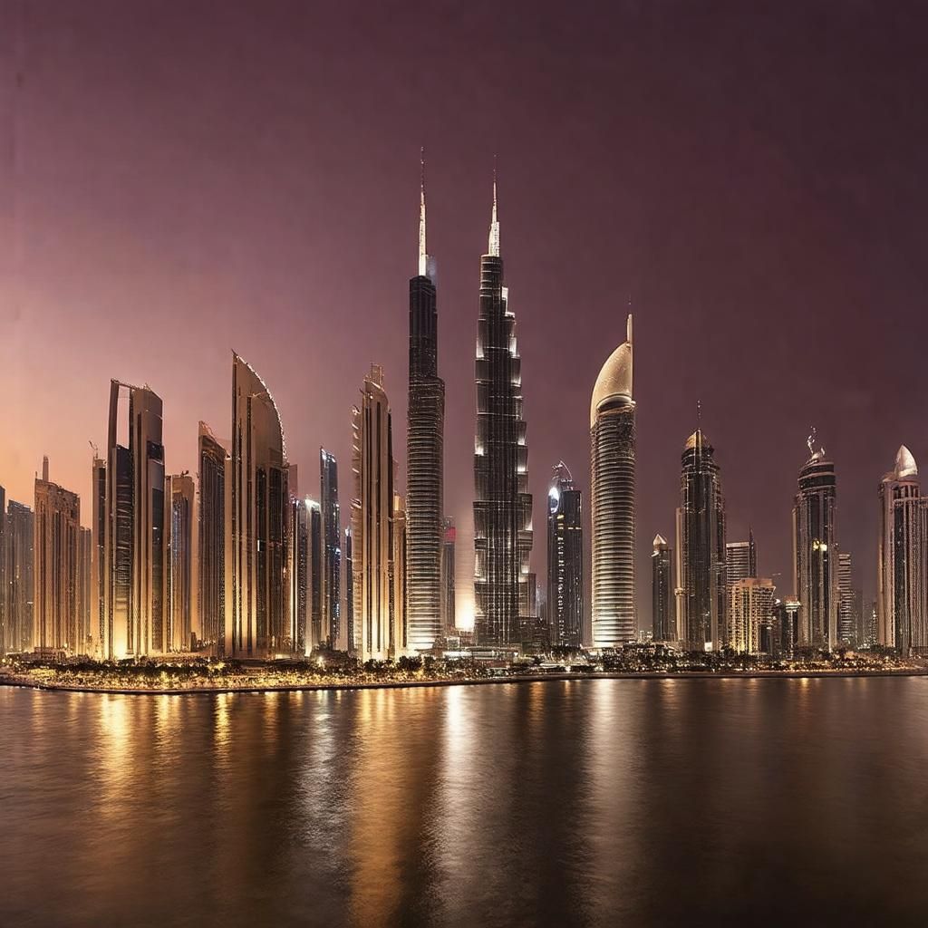 Dubai skyline at dusk illustrating the blend of technology for pwa vs native app discussion