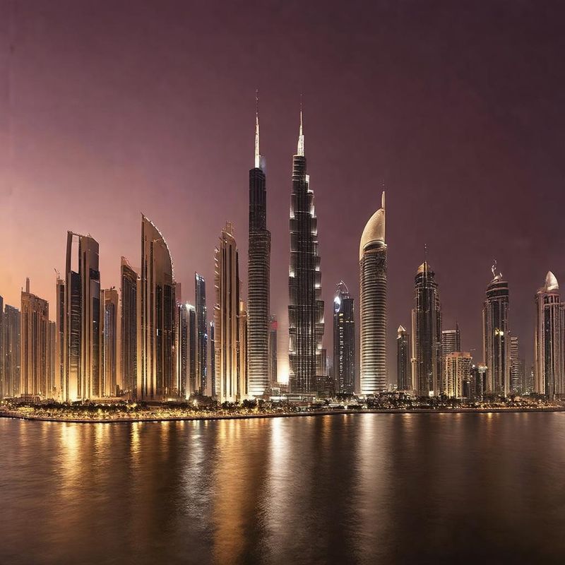 Dubai skyline at dusk illustrating the blend of technology for pwa vs native app discussion