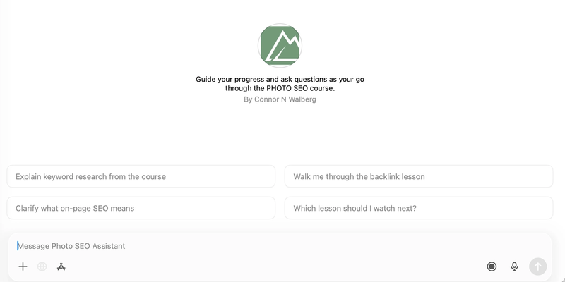 Live group SEO call for photographers in the Photo Website Collective