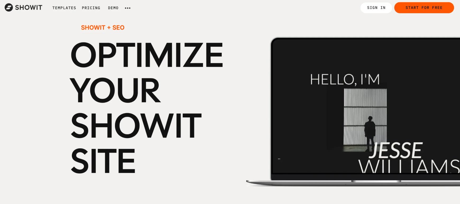 ShowIt SEO Website screenshot