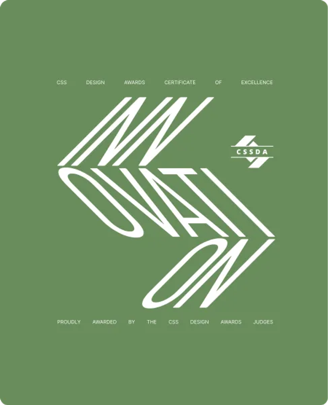 Best Innovation — CSS Design Awards