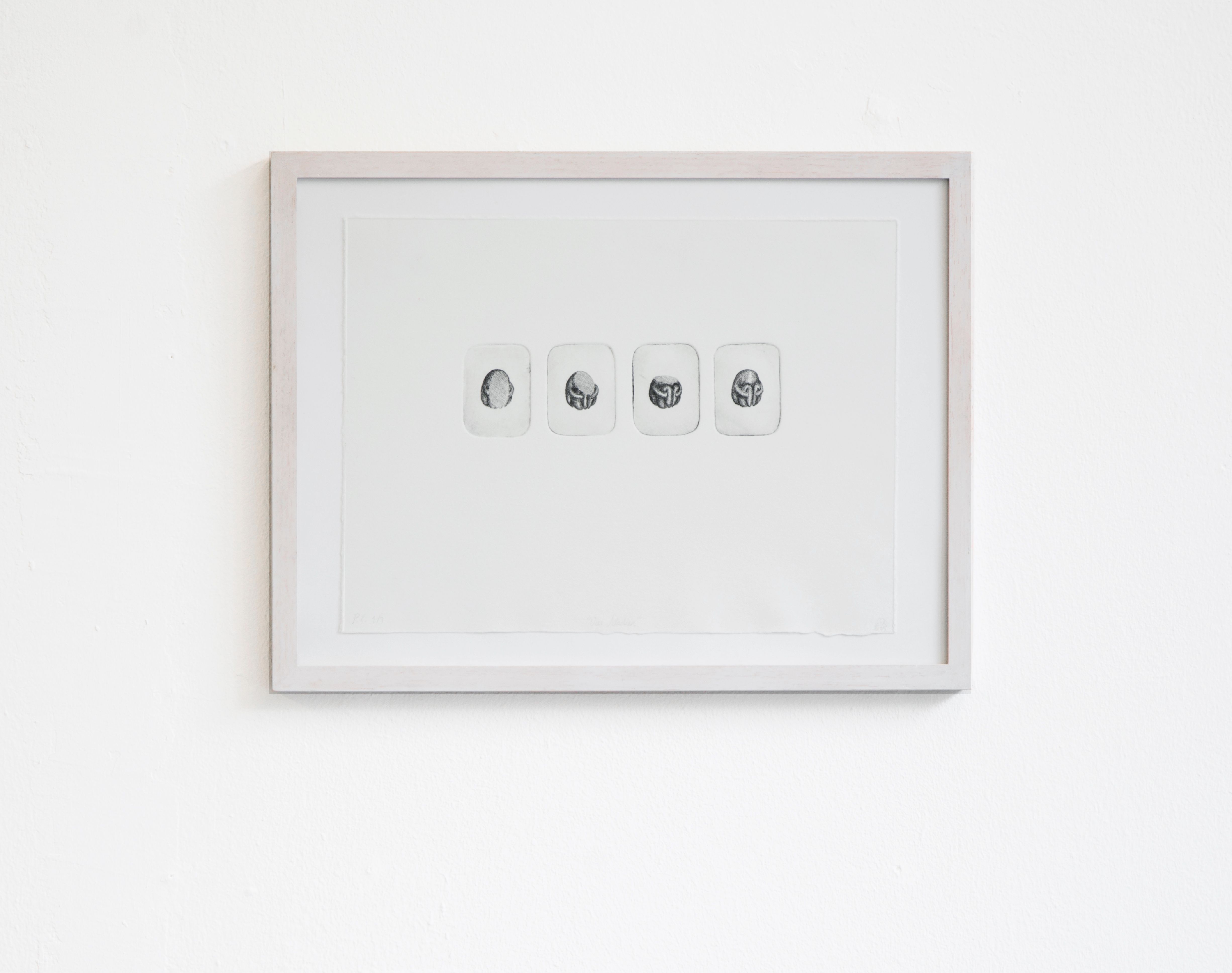 Elkin Salamanca, Four States, 2023, Etching, 20 × 35 cm