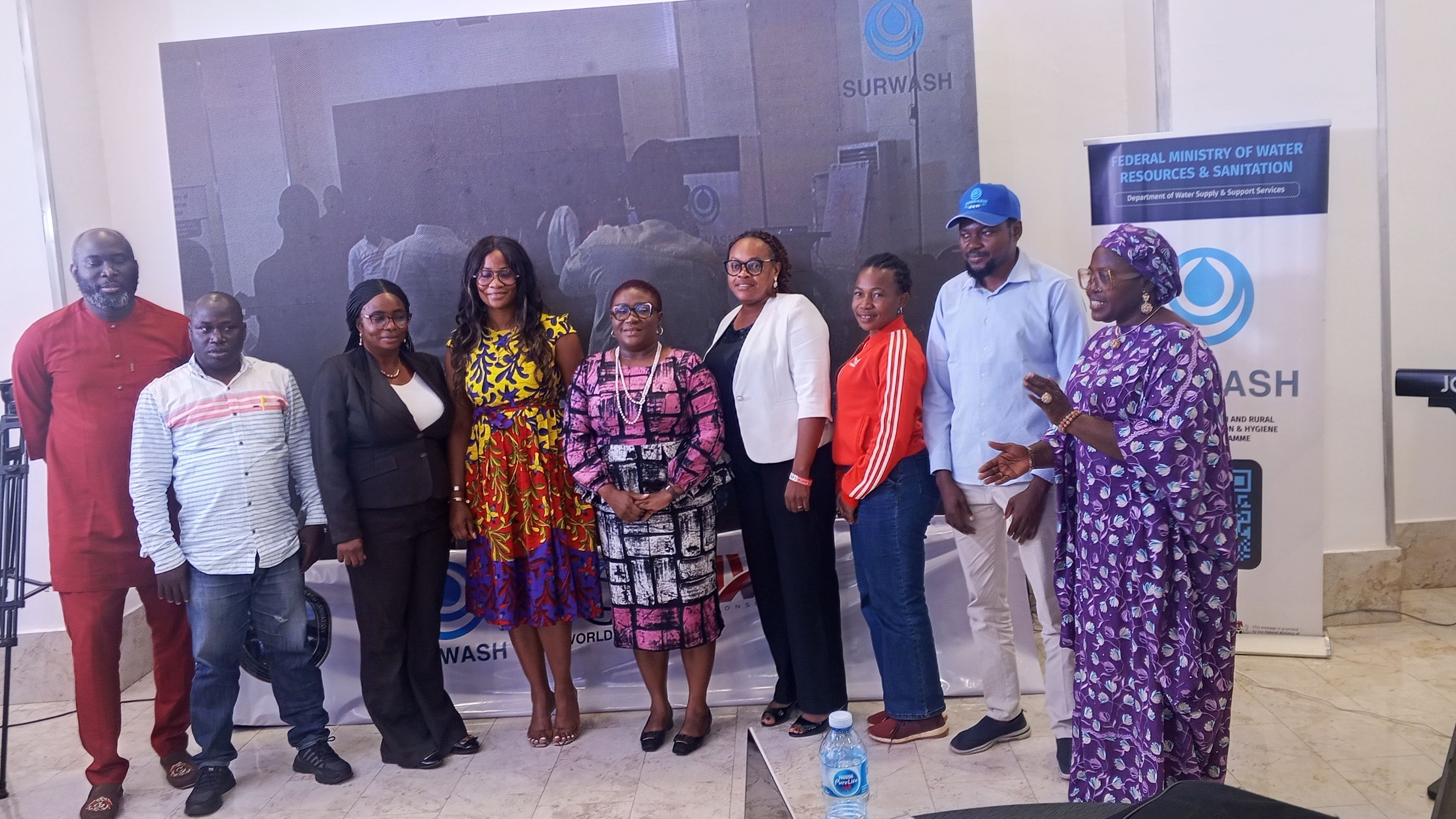 Federal ministry of Water resource, world Bank train surwash communications officer
