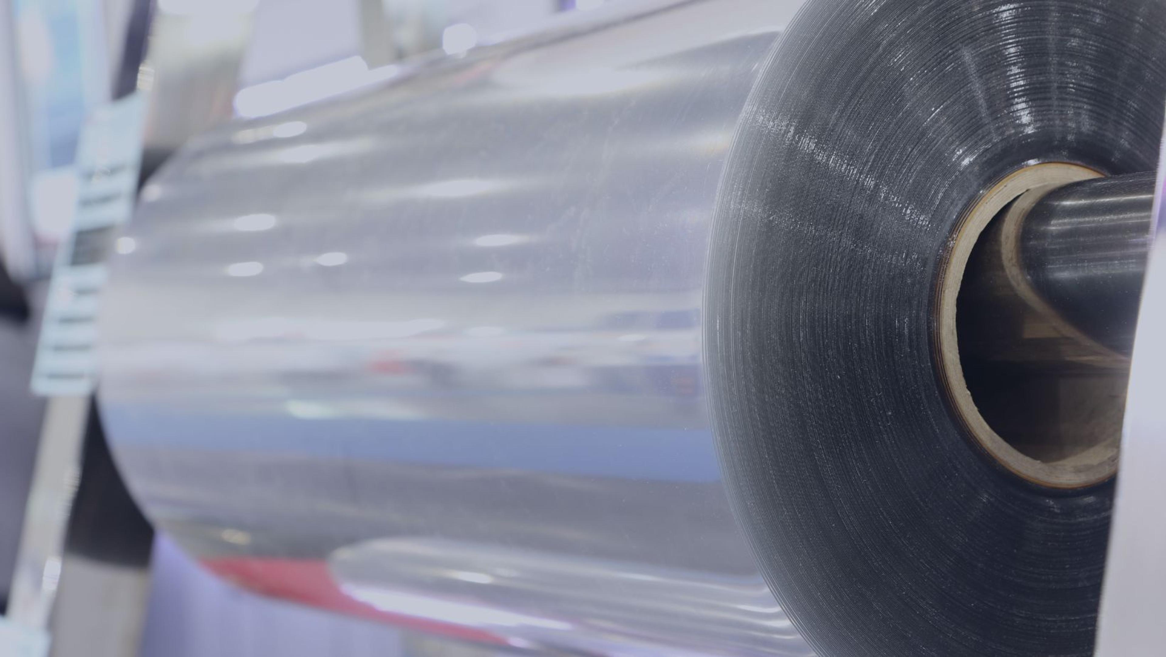 Roll of BOPP film
