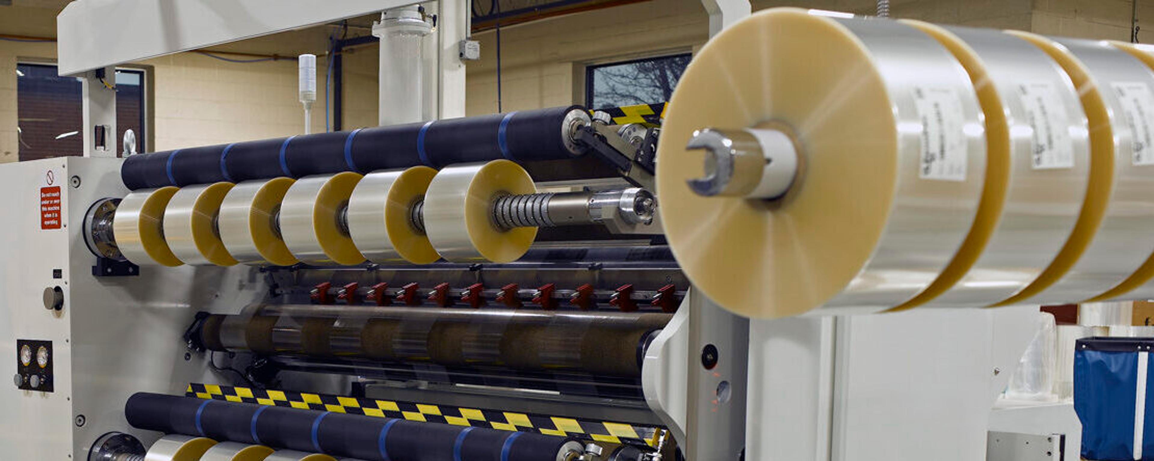 PennPac BOPP Film Slitter in pennsylvania production facility