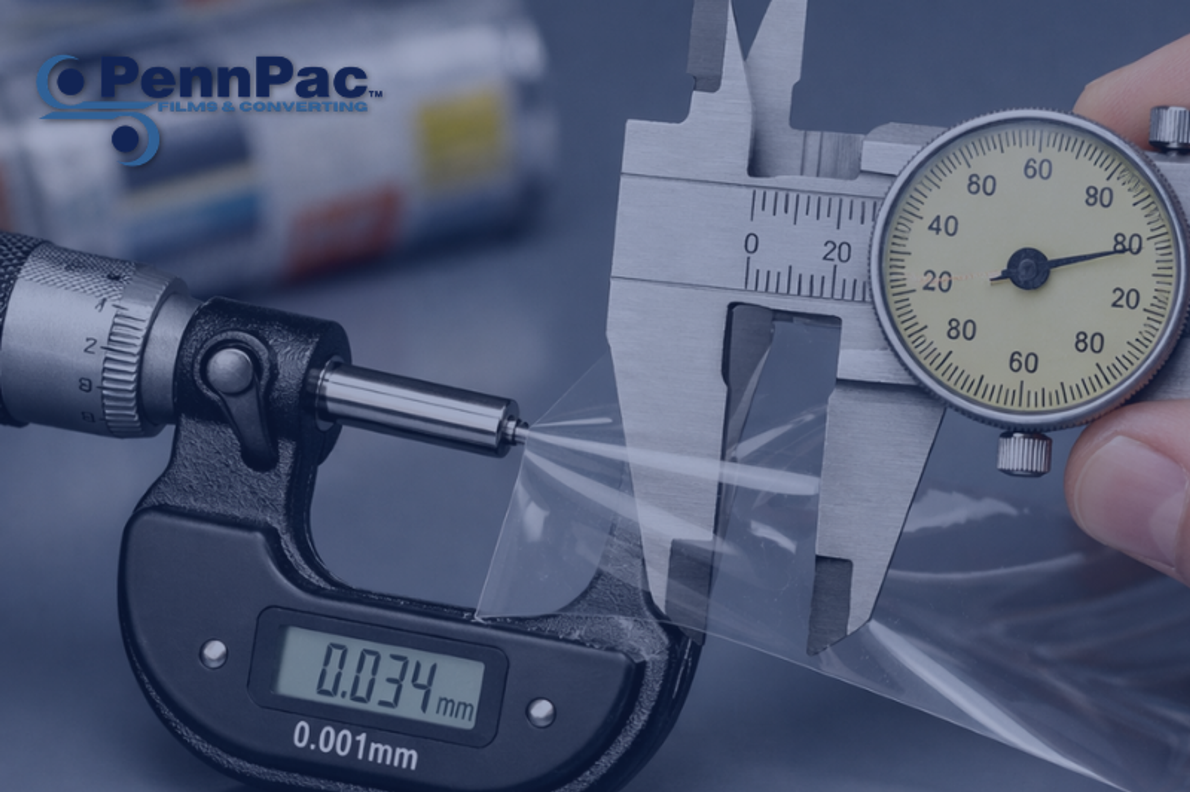 PennPac packaging film measurement comparison