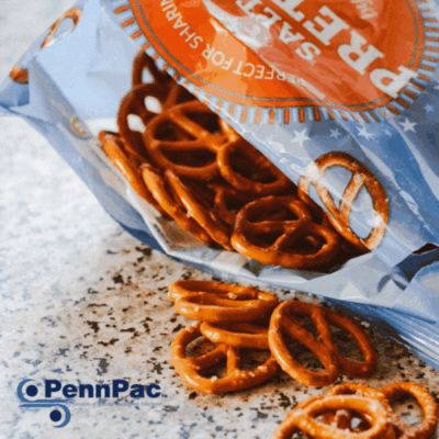 Printed BOPP film for pretzels