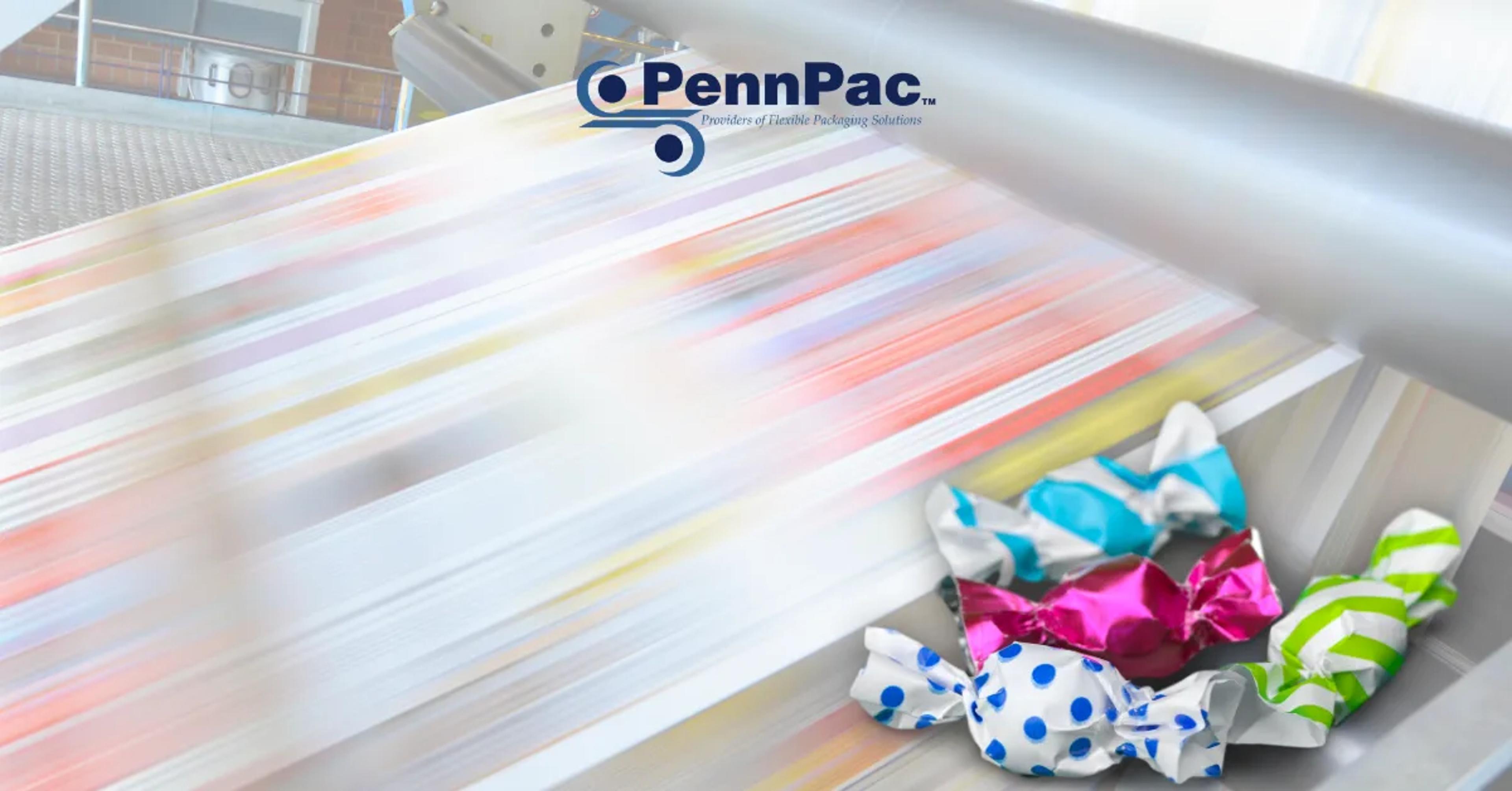 Printed packaging film for candy