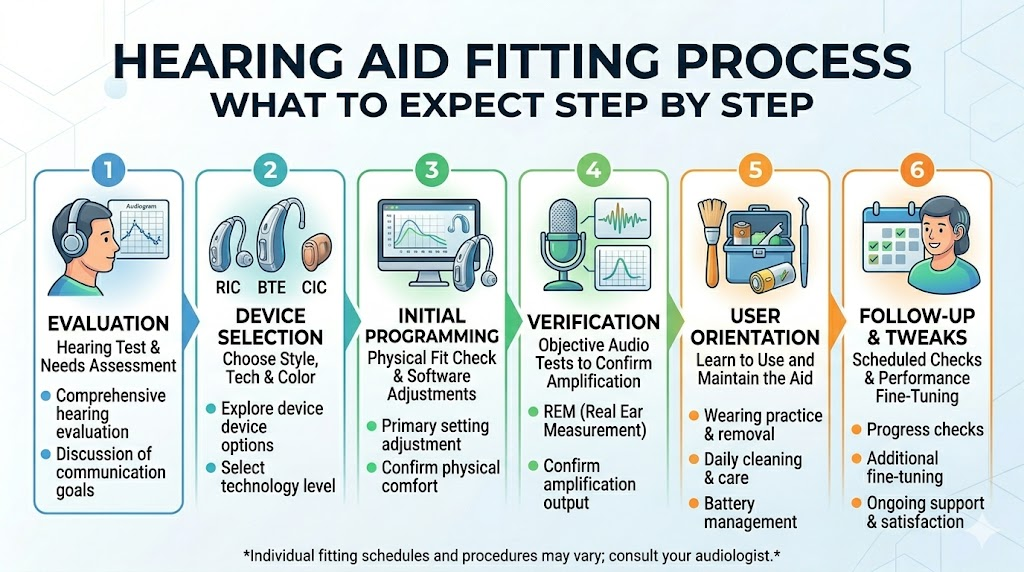 Hearing Aid Fitting Process: What to Expect Step by Step