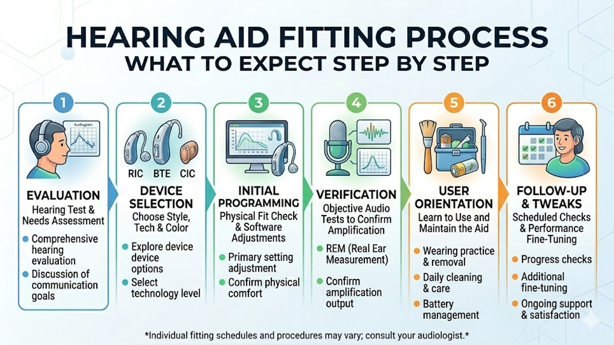 Hearing Aid Fitting Process: What to Expect Step by Step