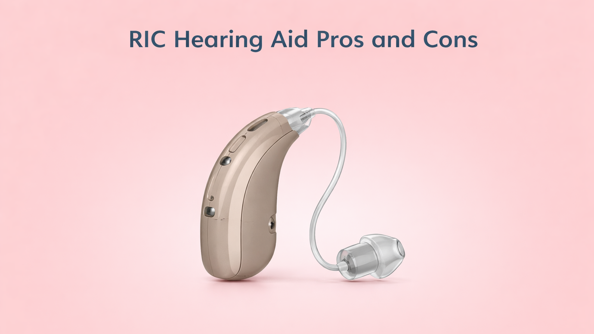 RIC Hearing Aid Pros and Cons: Benefits & Limitations of Receiver-in-Canal (RIC)