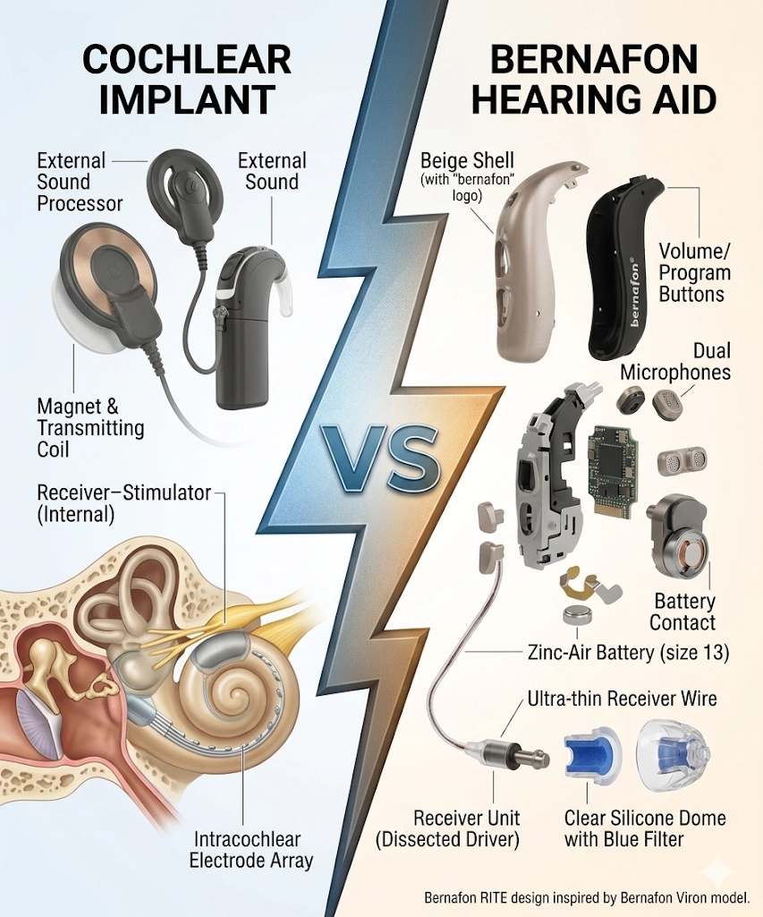 Cochlear Implants vs Hearing Aids: Which Is Right for You?