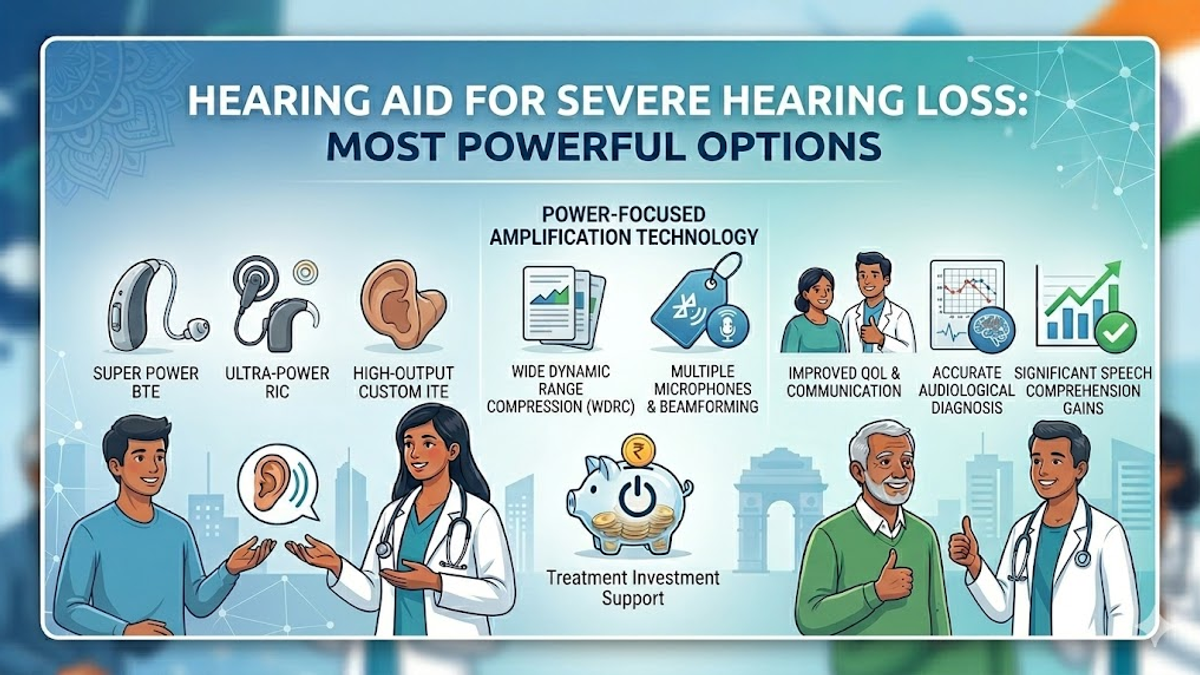 Hearing Aid for Severe Hearing Loss: Most Powerful Options