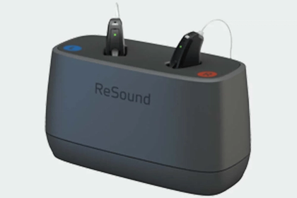 ReSound OMNIA 4 NP BTE Rechargeable Kit (2 Hearing Aids + 1 Desktop Charger)