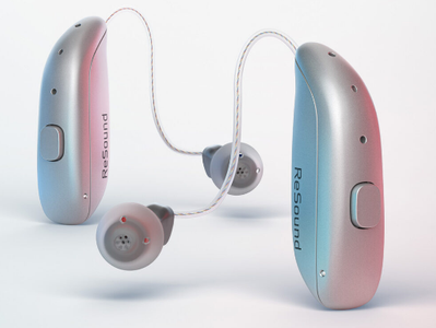 ReSound OMNIA 4 HP BTE Rechargeable Kit (1 Hearing Aid + 1 Desktop Charger)