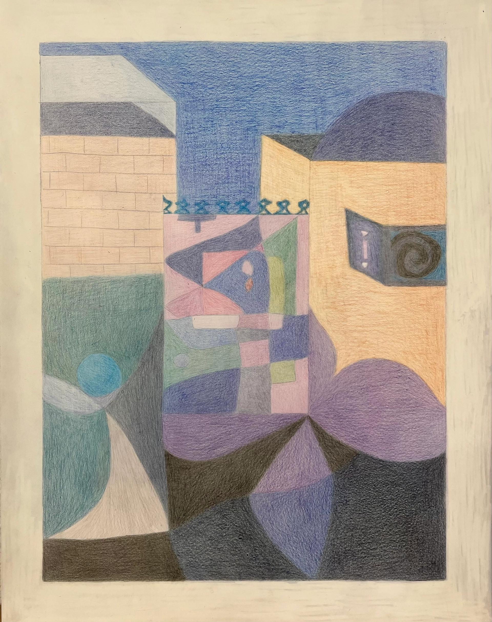 Untitled. Colored pencil on board. . 2023-01-01