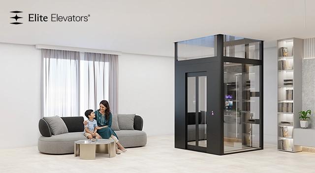 Residential elevator installed in Bangalore home