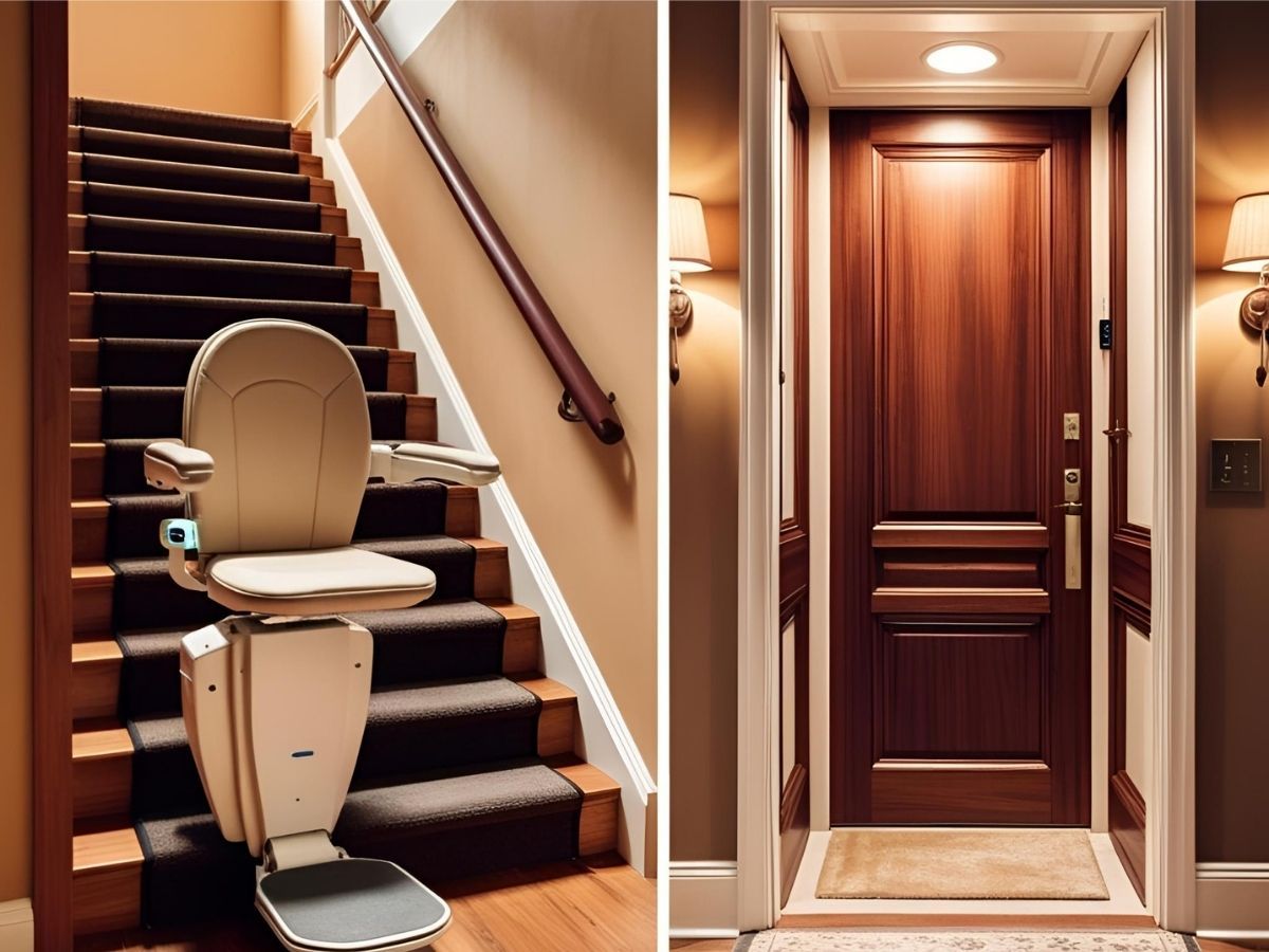 Stairlifts vs Home Elevators for floor innovation