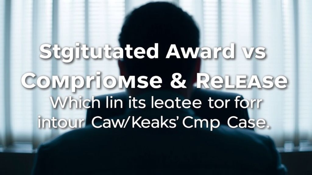 Stipulated Award vs Compromise & Release: Which Is Better for Your California Workers' Comp Case?