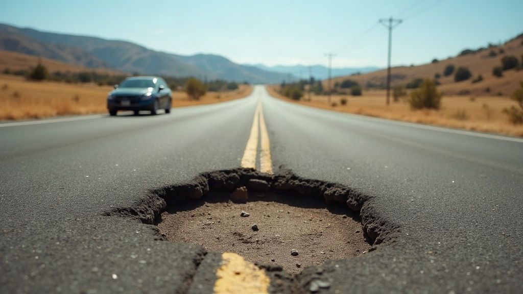 9 Things to Know About Car Accidents Caused by Potholes and Road Defects in California