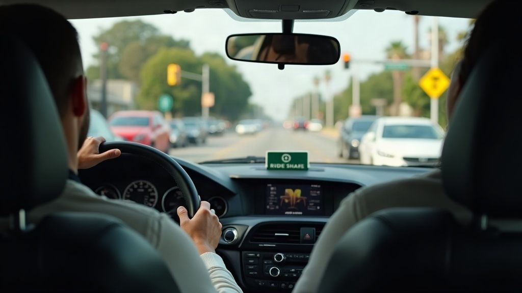 Injured as an Uber or Lyft Driver in a California Crash: Your Legal Options