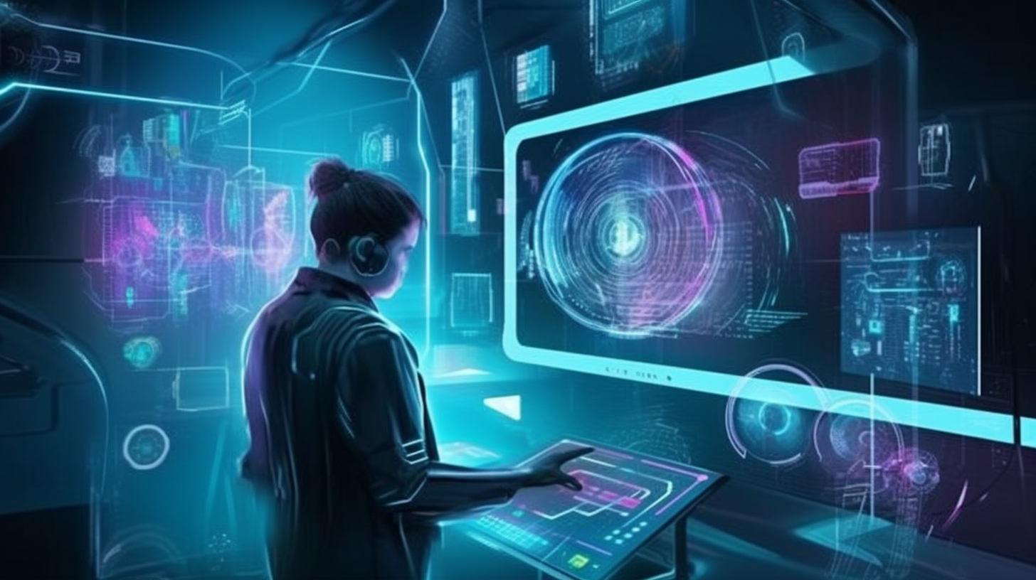 Modern B2B website interface with clean layout, data visualization components, and conversion-focused design elements