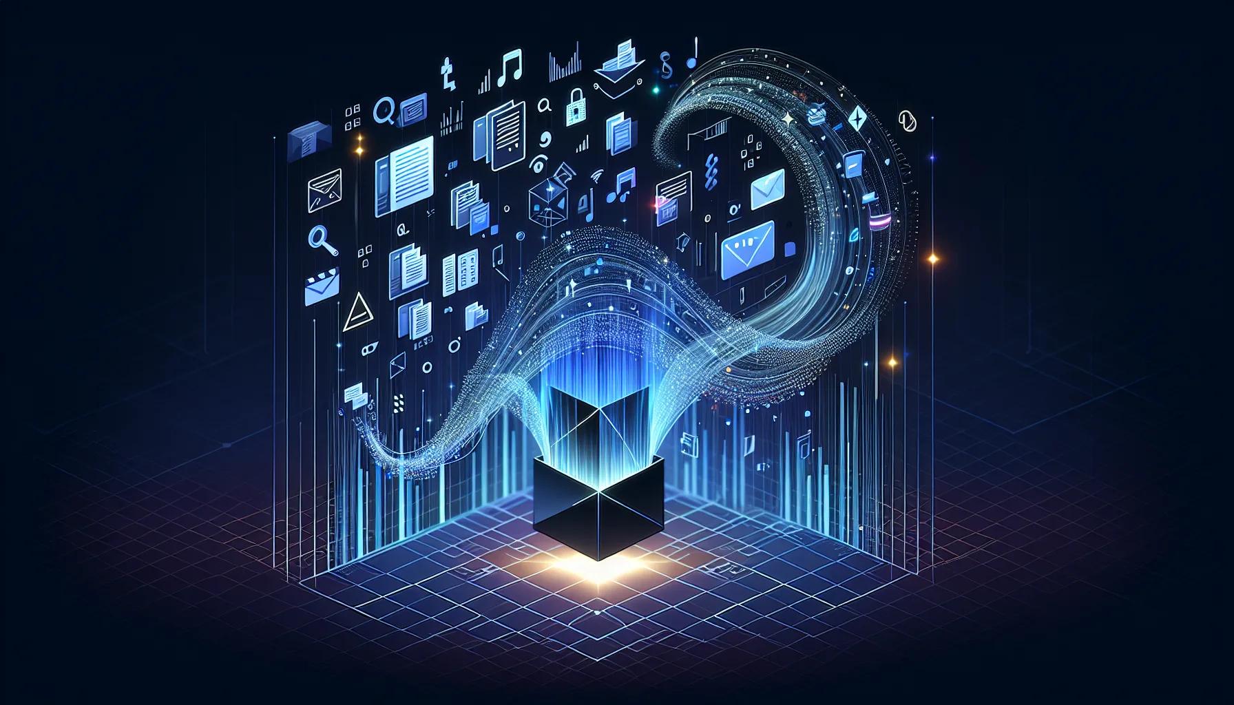 Data processing pipeline converting raw documents, images, and text into structured AI-ready formats