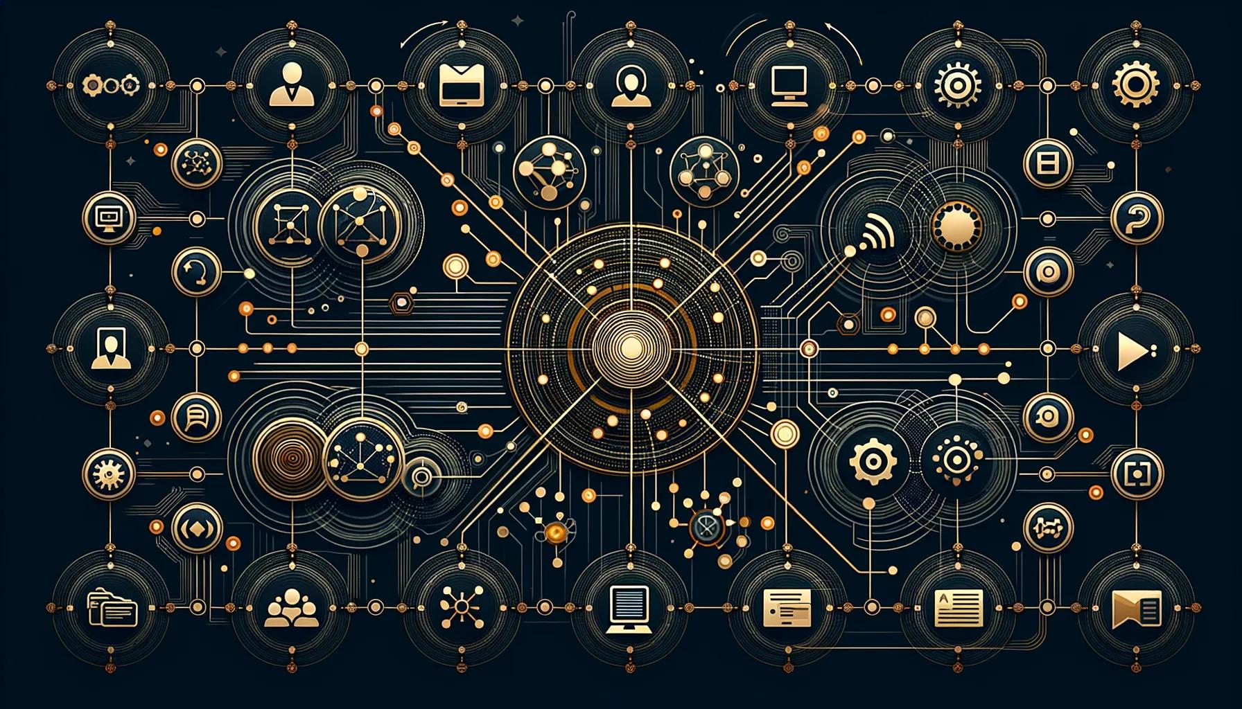 Zoom recording being processed through AI transcription into organized action items and CRM updates