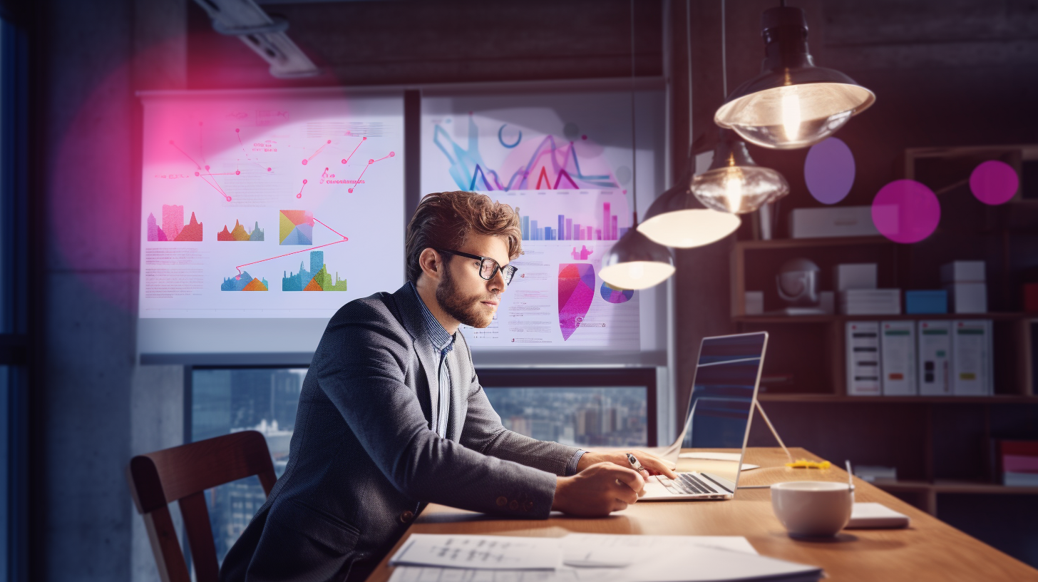 Color spectrum transitions showing psychological impact zones for website conversion elements