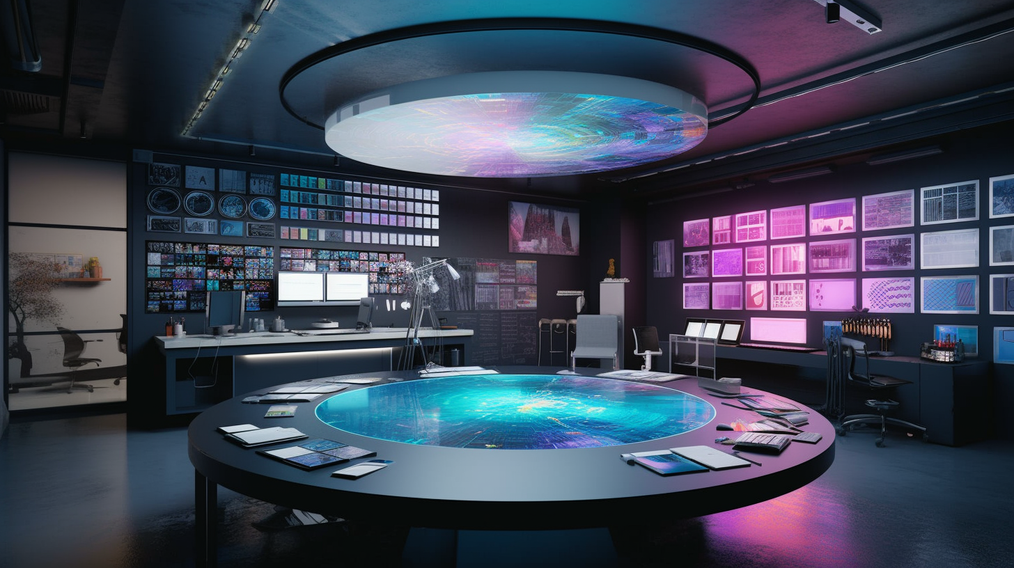 Component design system diagram with accessibility annotations for keyboard focus and contrast ratios