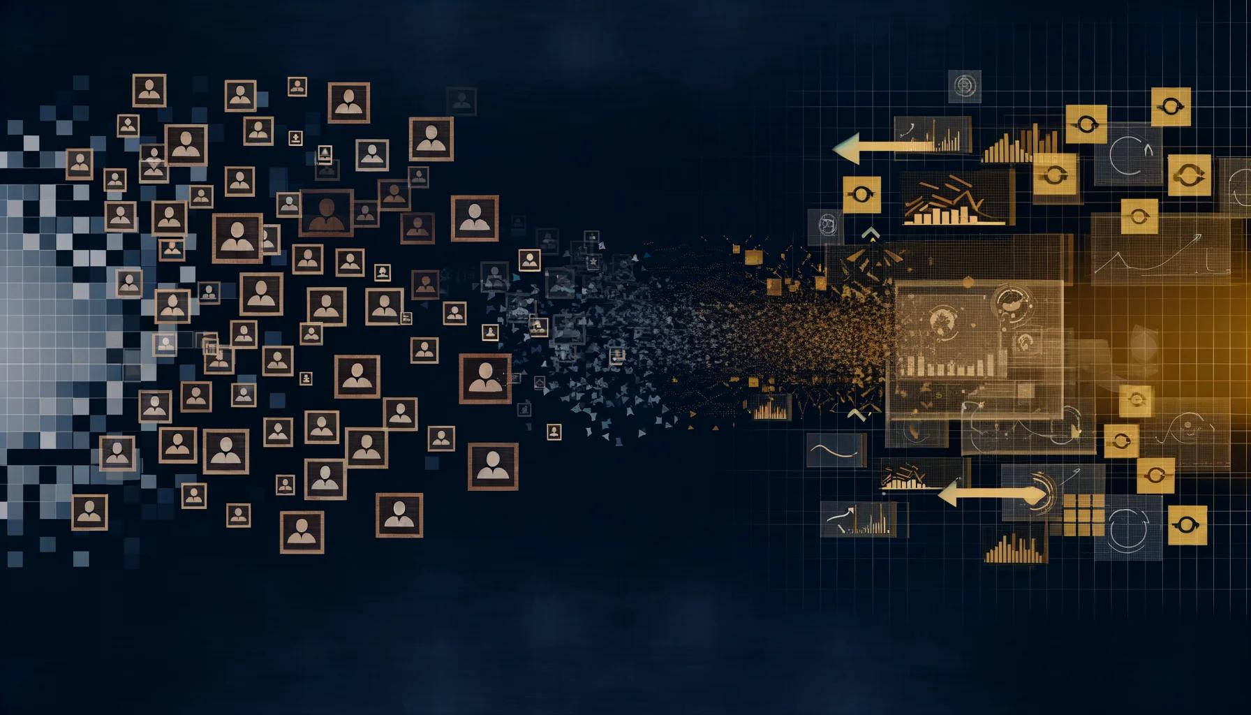 AI processing a Zoom recording to extract client insights, sentiment, and follow-up priorities