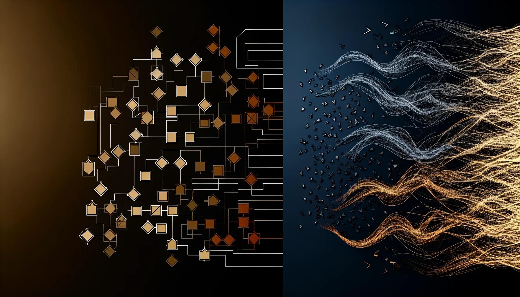 Evolution timeline from drag-and-drop page builders to AI-generated component architectures