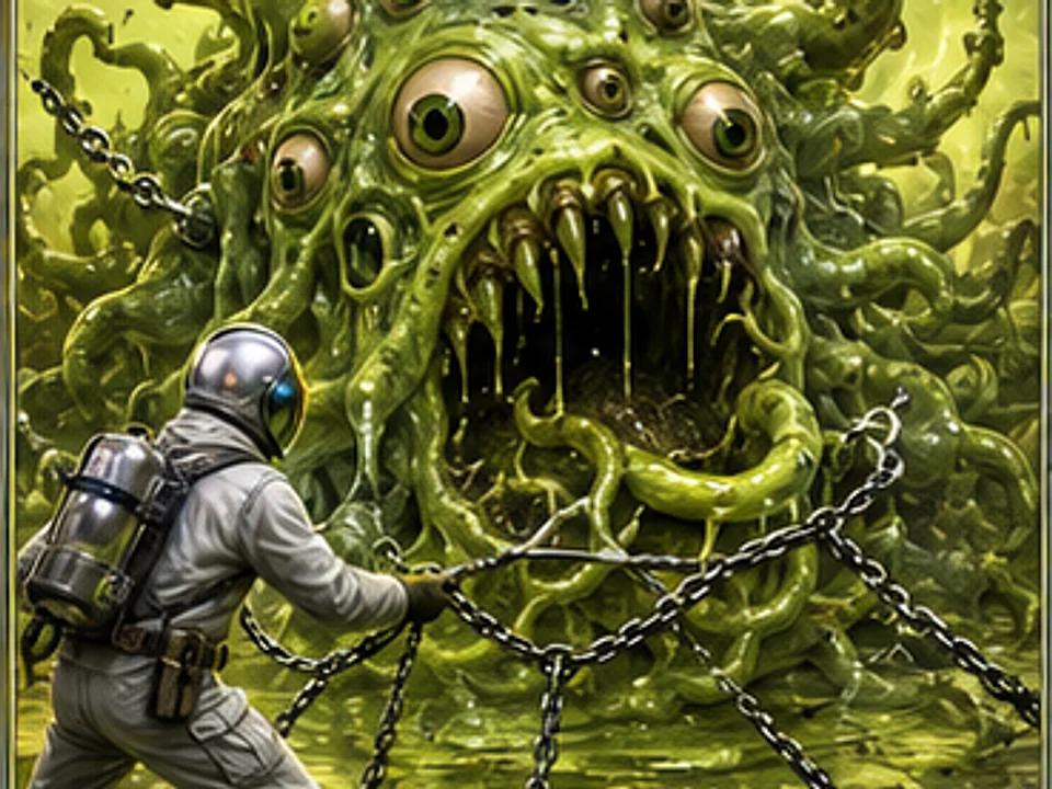 Shoggoth Wrangling field illustration