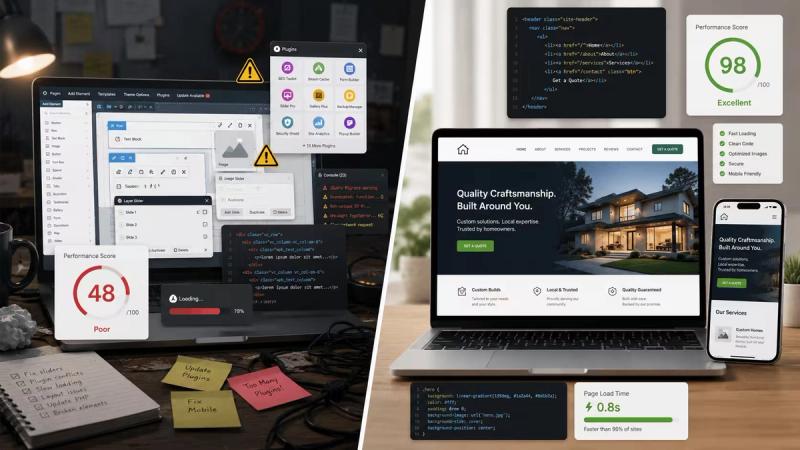 wordpress vs custom build