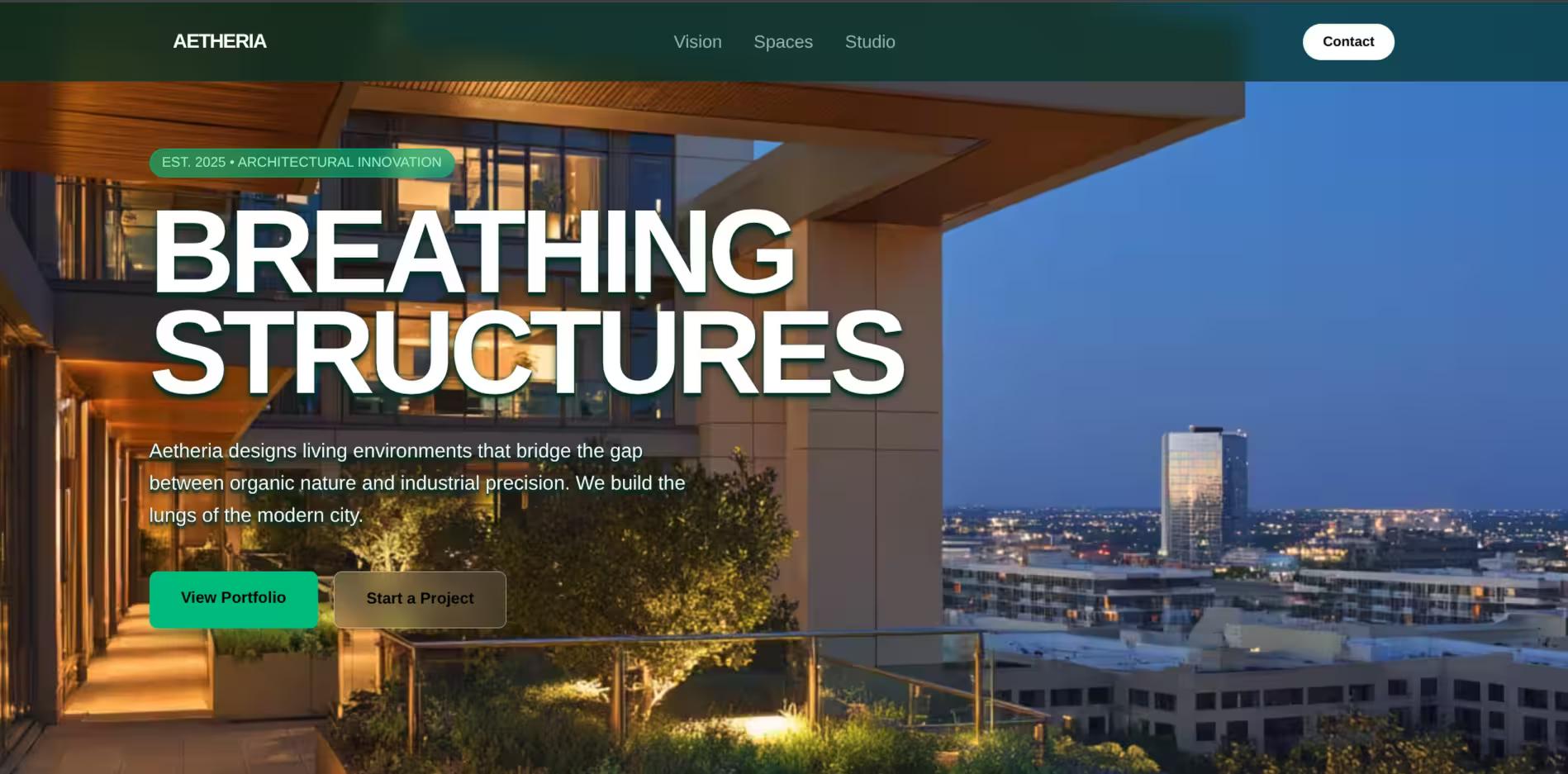 aetheria architecture site