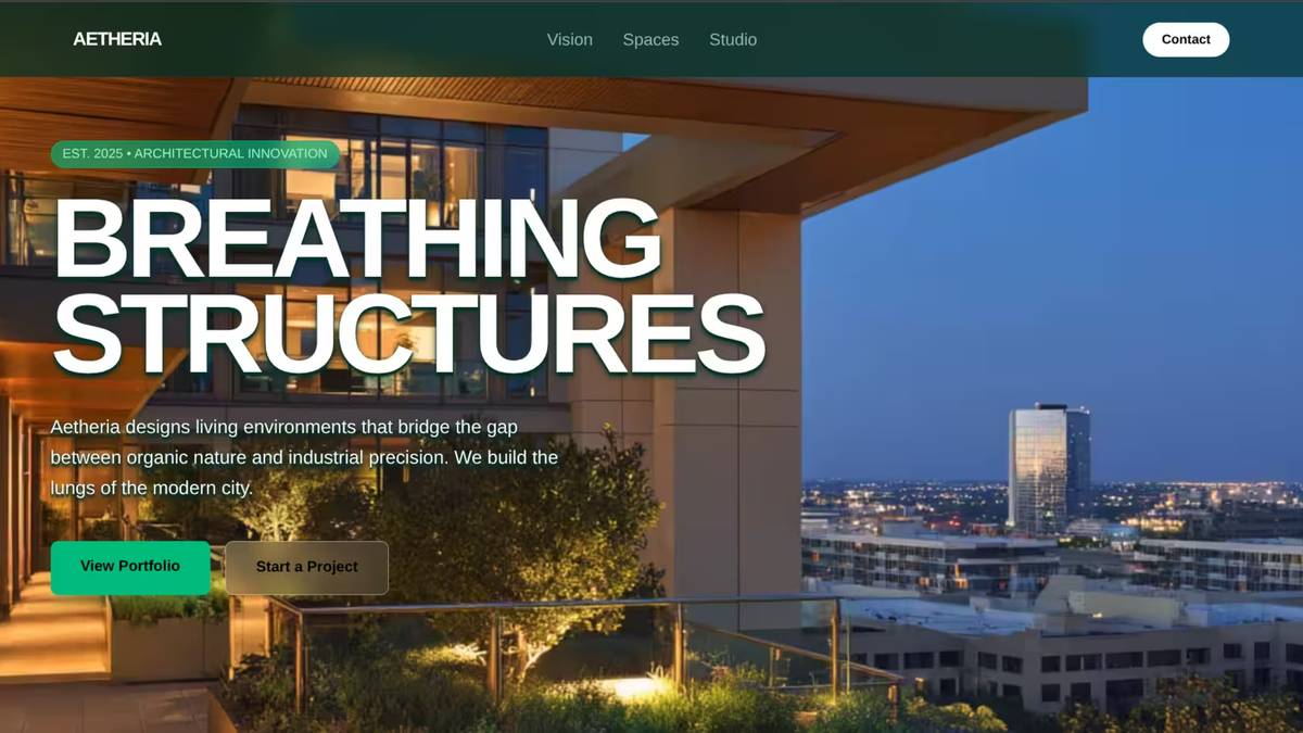 aetheria architecture site