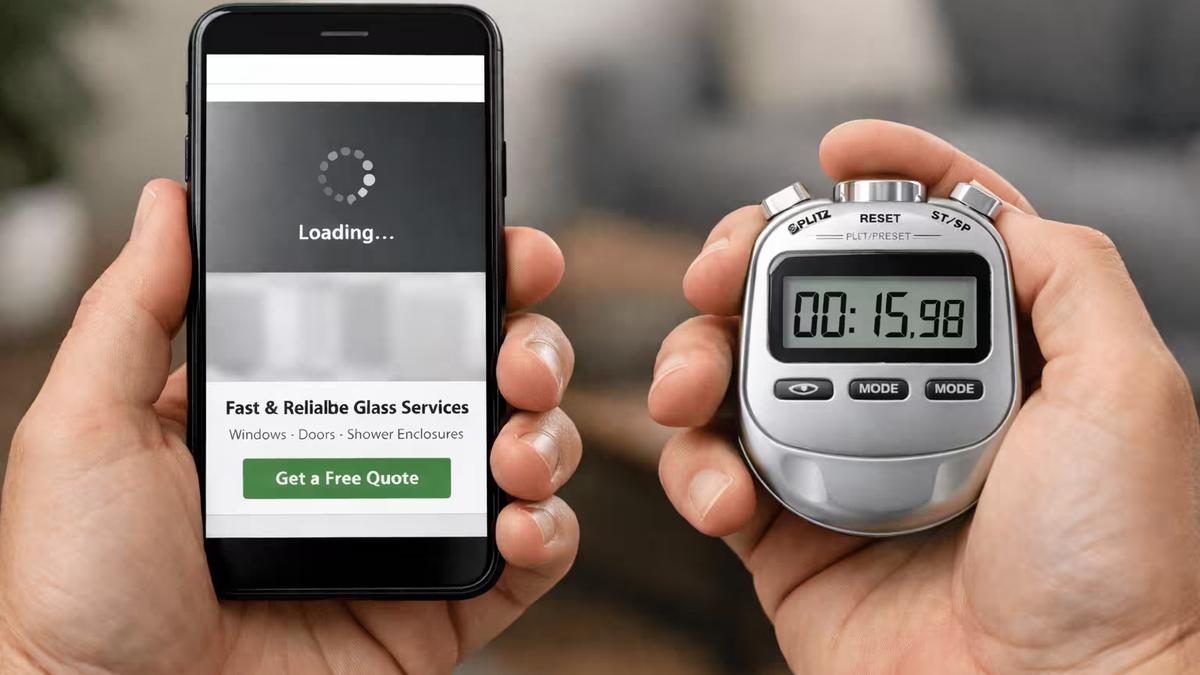 slow loading page and stopwatch