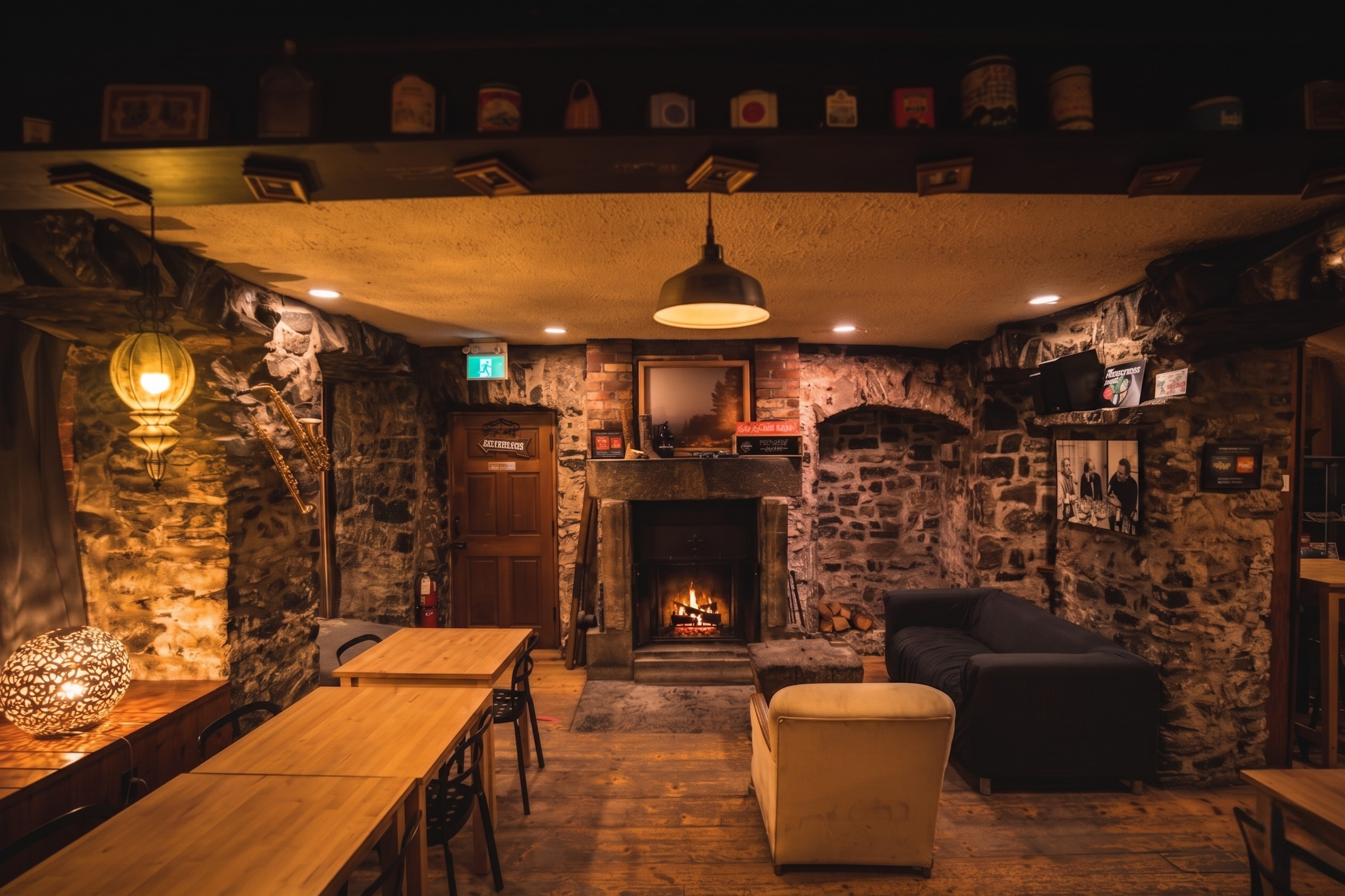 Ambiance du Pub des Borgia