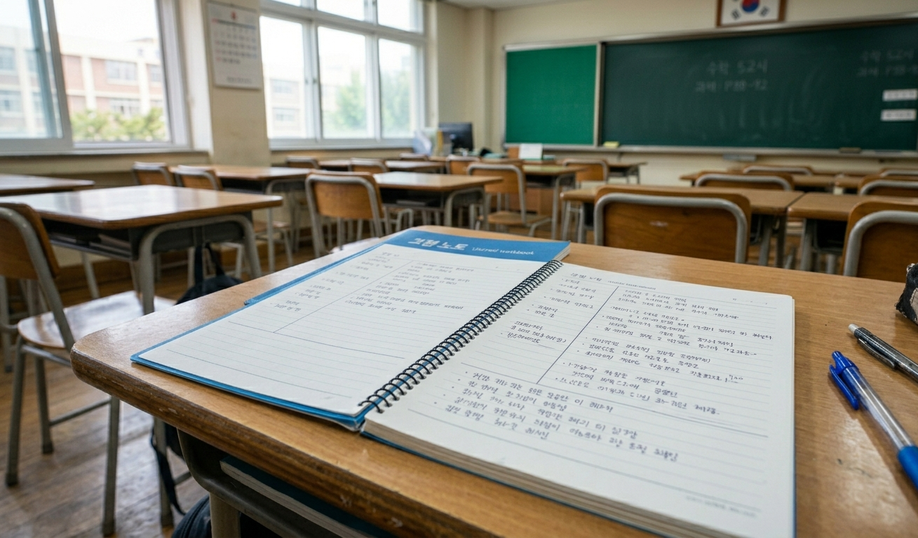 Cuadernos Cornell impresos en Corea del Sur