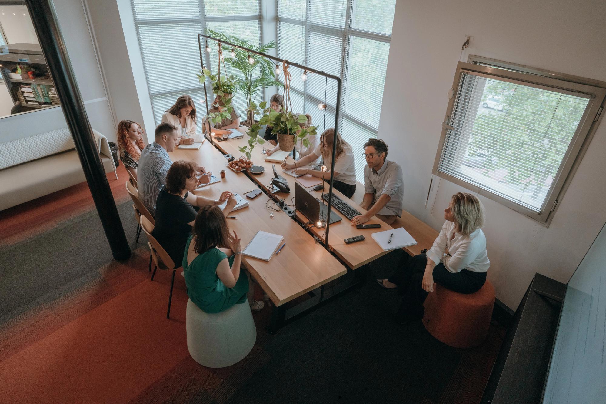 Équipe au travail