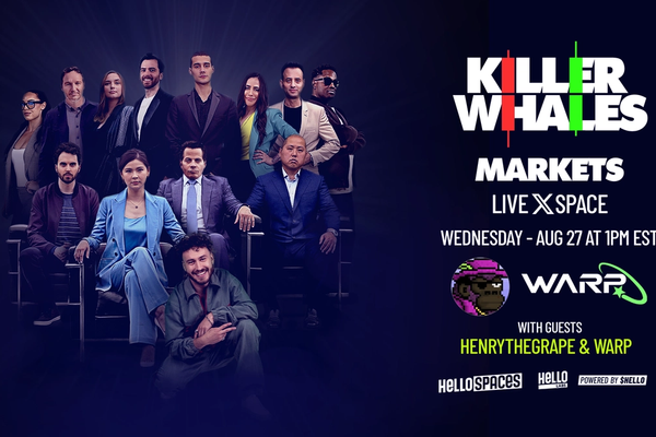 Episode 26 of Killer Whales: Markets brought CyberKongz and Warp together for an in-depth session that explored the future of NFT communities and Web3 gaming.