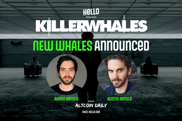 Altcoin Daily to produce and star in new “Shark Tank of Crypto”
TV show, Killer Whales.