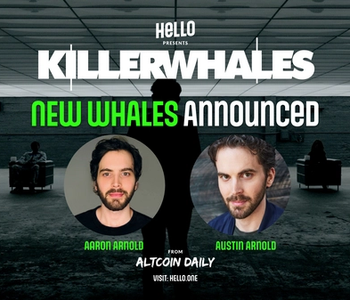 Altcoin Daily to produce and star in new “Shark Tank of Crypto”
TV show, Killer Whales.